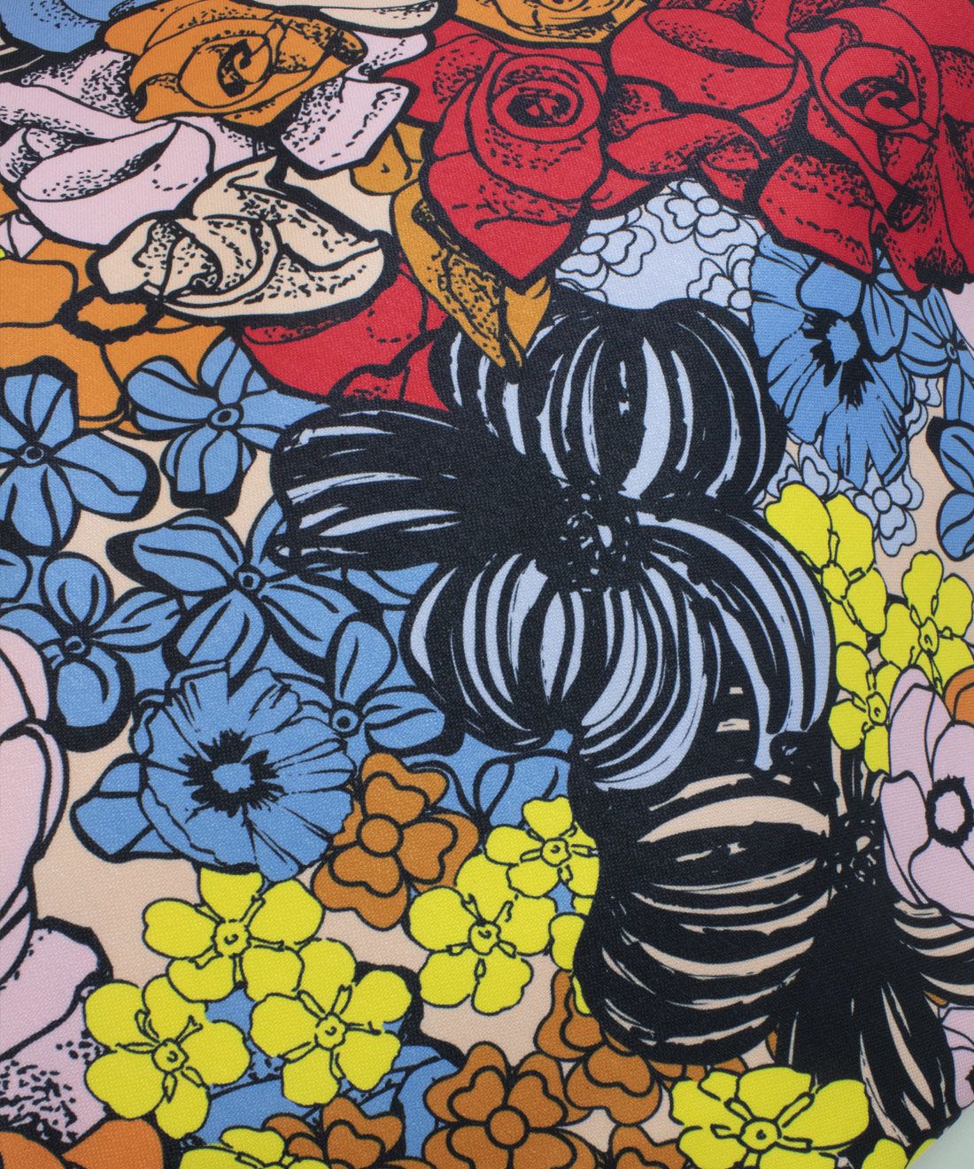 Andy Bright Bold Floral Fabric • Sixhands • Milton & King AUS