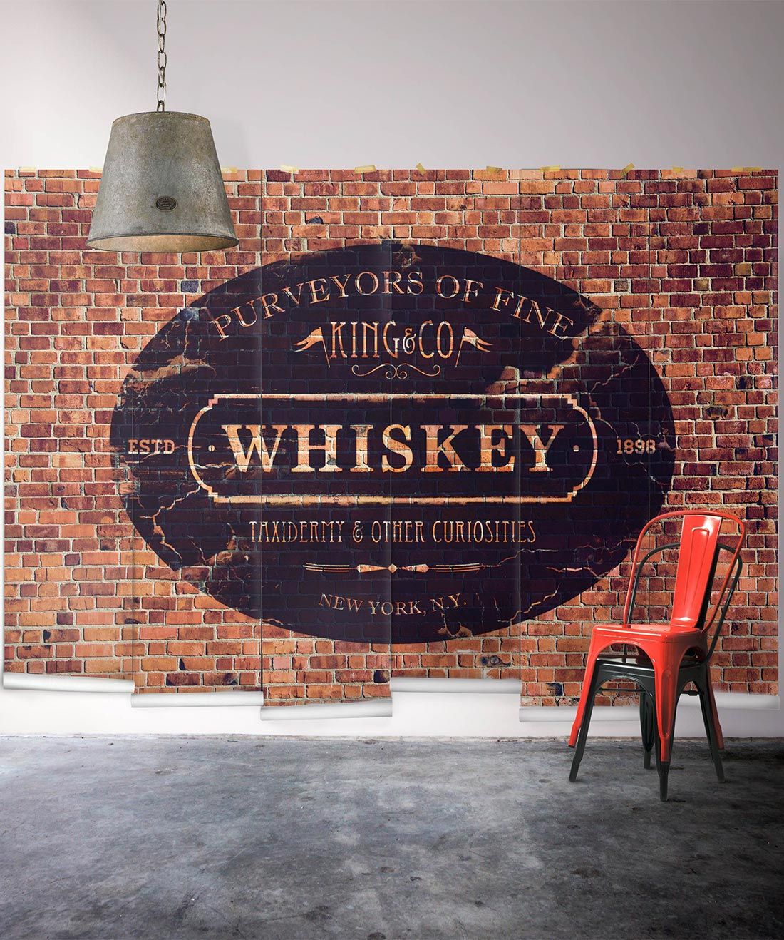 King & Co. Whiskey Mural
