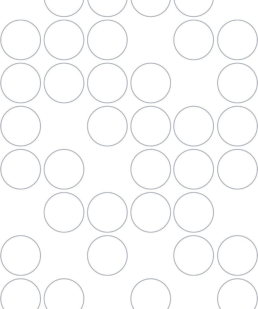 Connect Four Wallpaper • Colourful & Grey Dots • Milton & King AUS