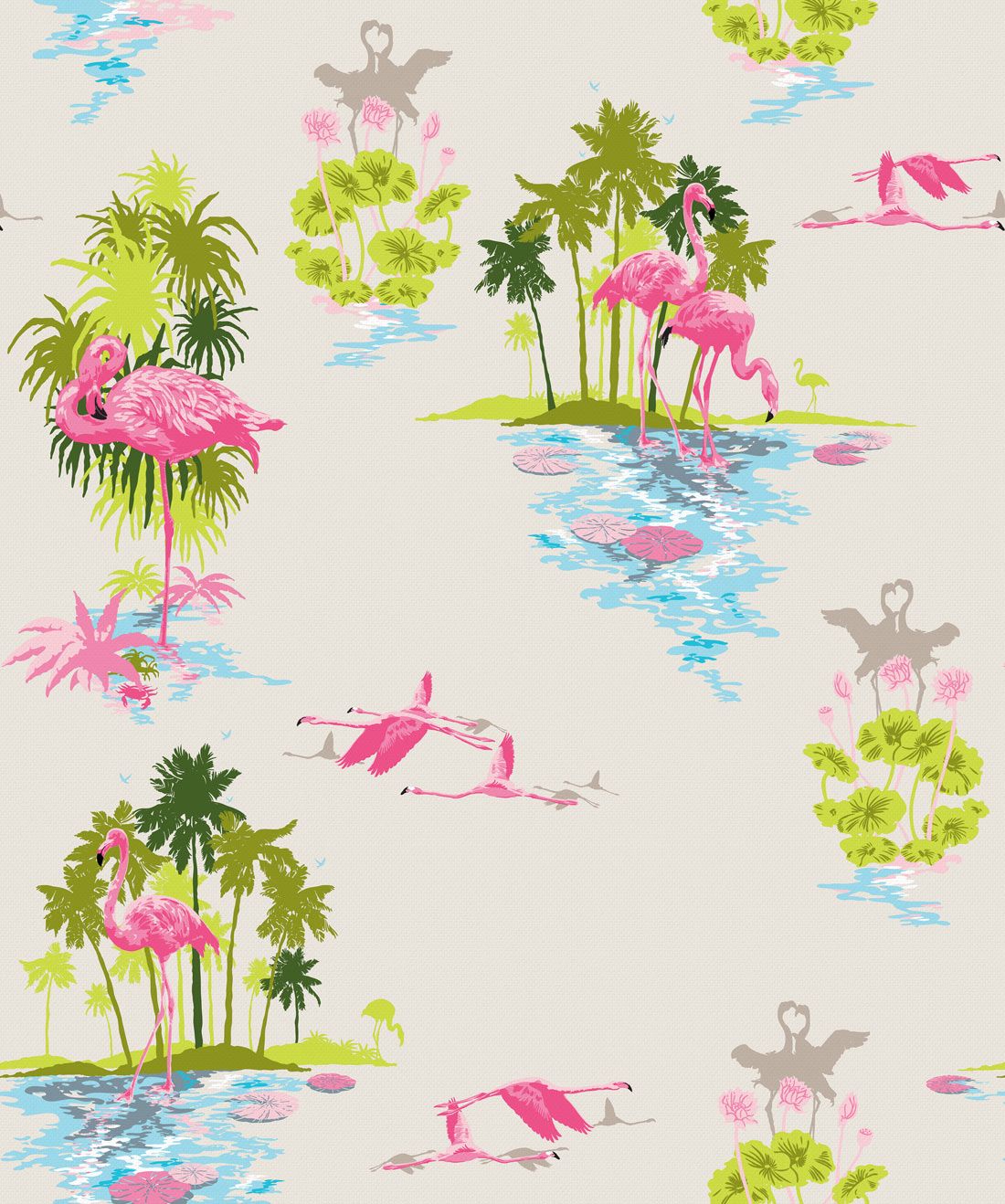 Flamingo Wallpaper Dusk
