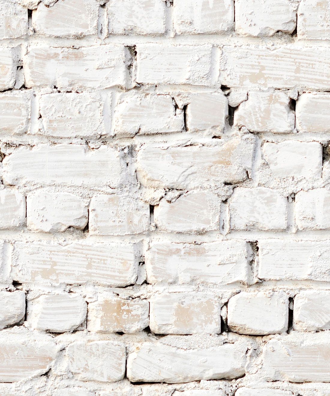 Whitewash Bricks Wallpaper