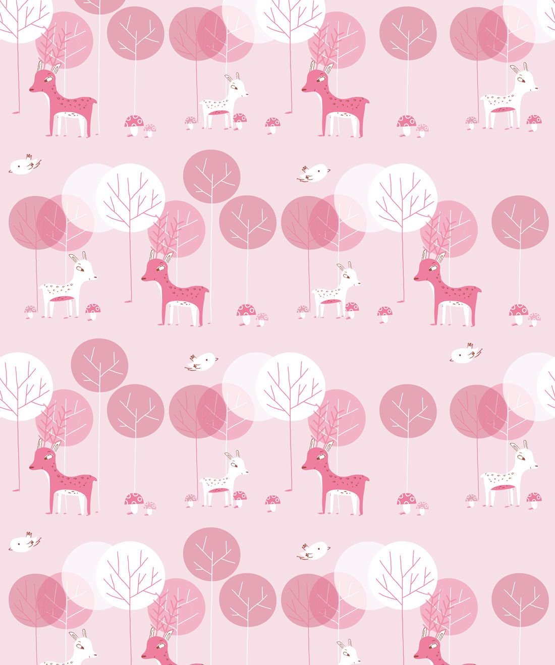 I Heart Deers Wallpaper