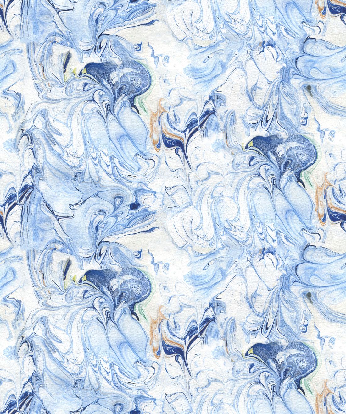 Shibori Birds Wallpaper