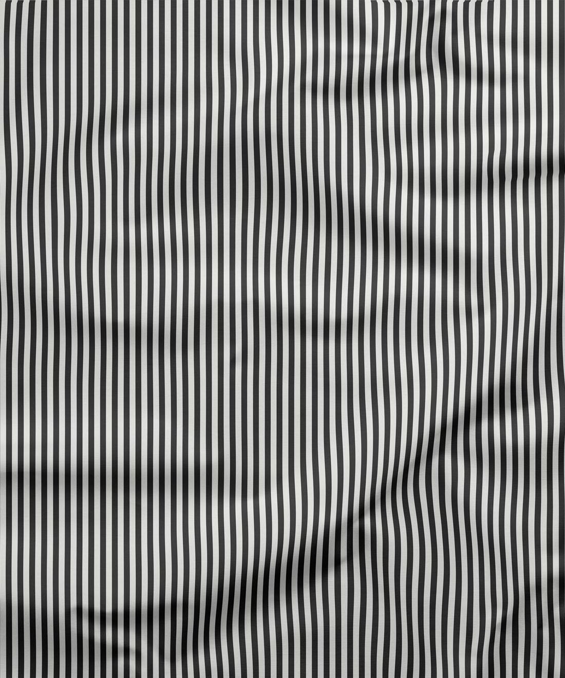 Candy Stripe Charcoal Fabric