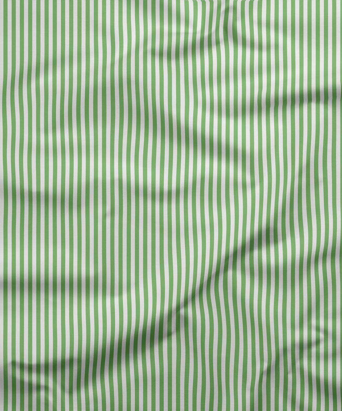 Candy Stripe Green Fabric