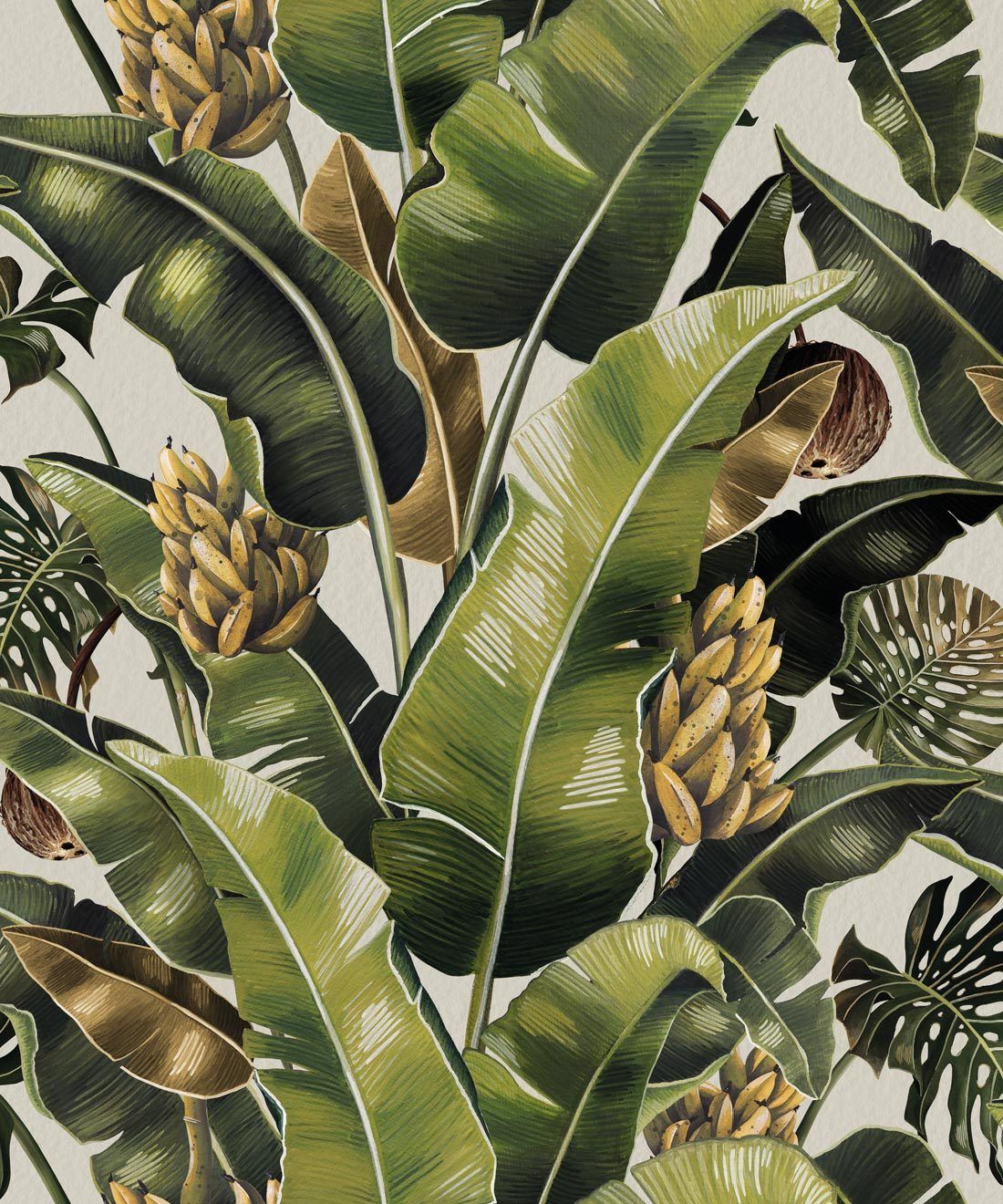 Kingdom Palm Del Rio • Tropical Leaf Wallpaper • Milton & King