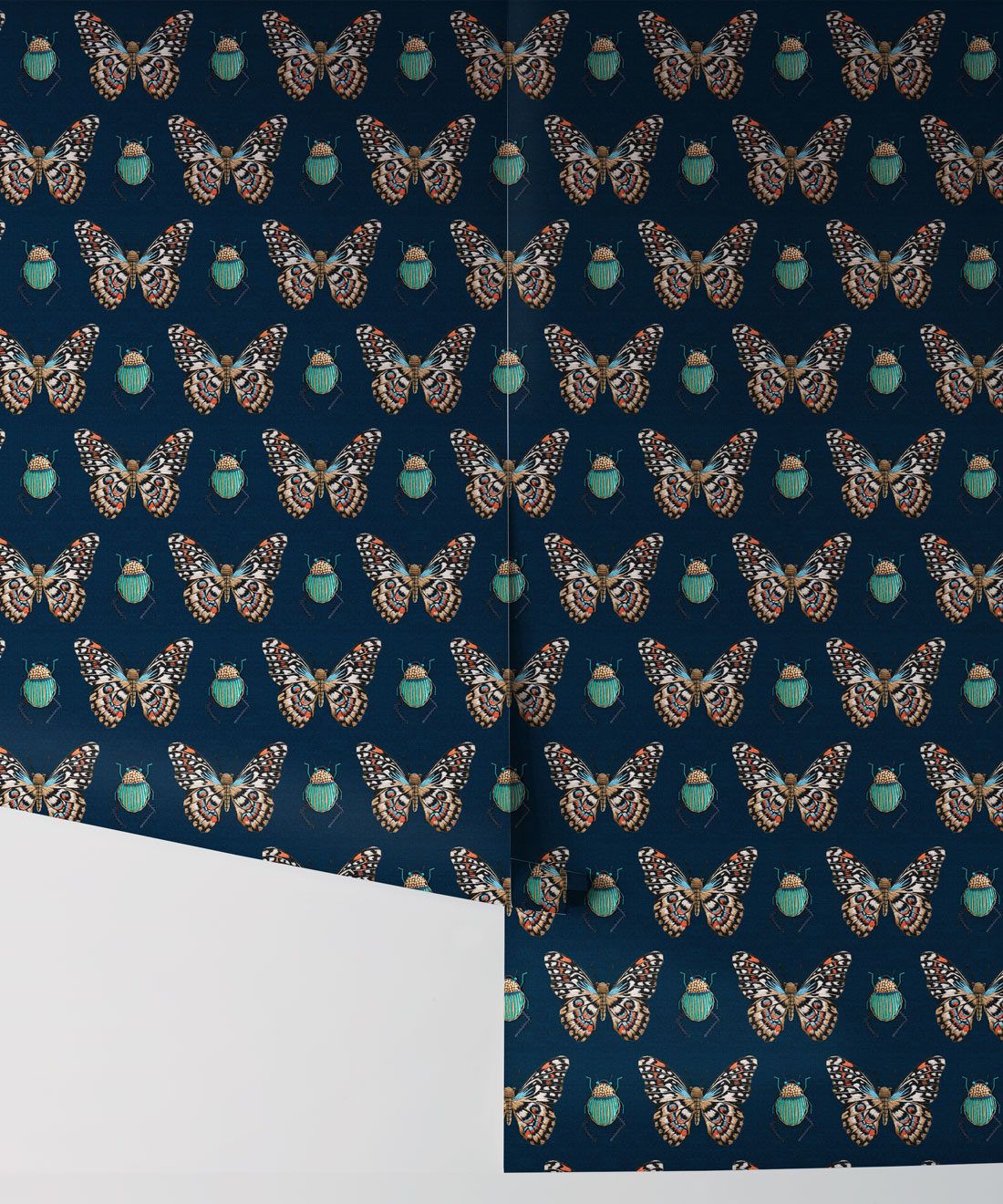 Bug & Butterfly Wallpaper • Milton & King USA • Roll