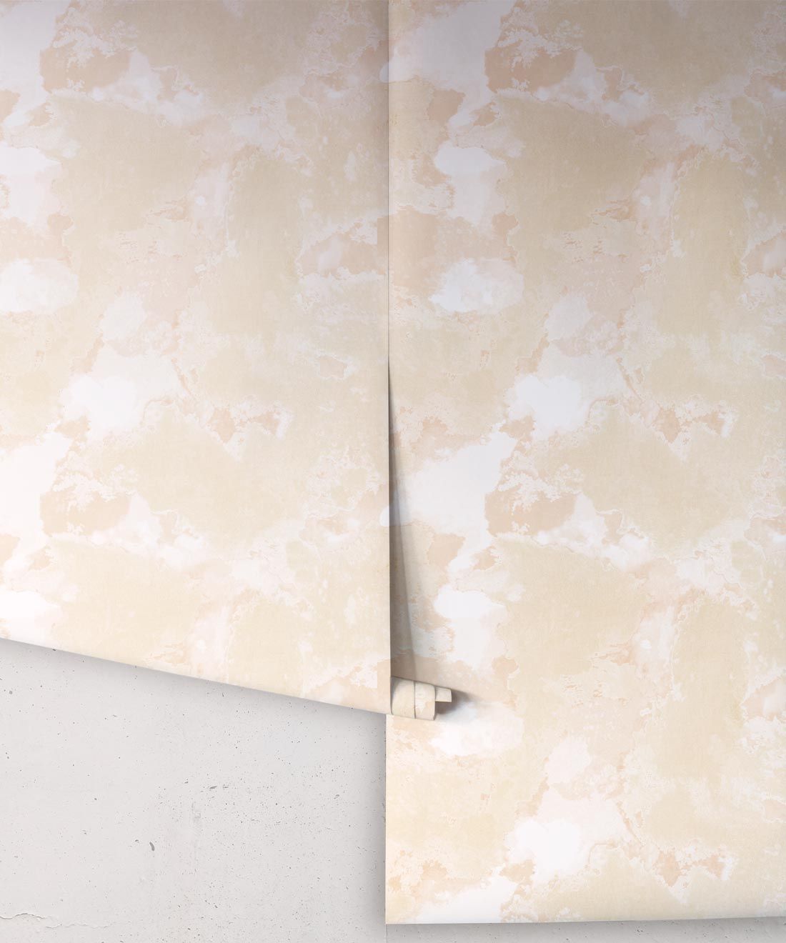 Autumn Path Wallpaper Natural • Shibori Abstract • Wallpaper Rolls