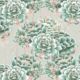 Succulents Wallpaper Green Beige • Cactus Wallpaper • Desert Wallpaper Swatch on grey background
