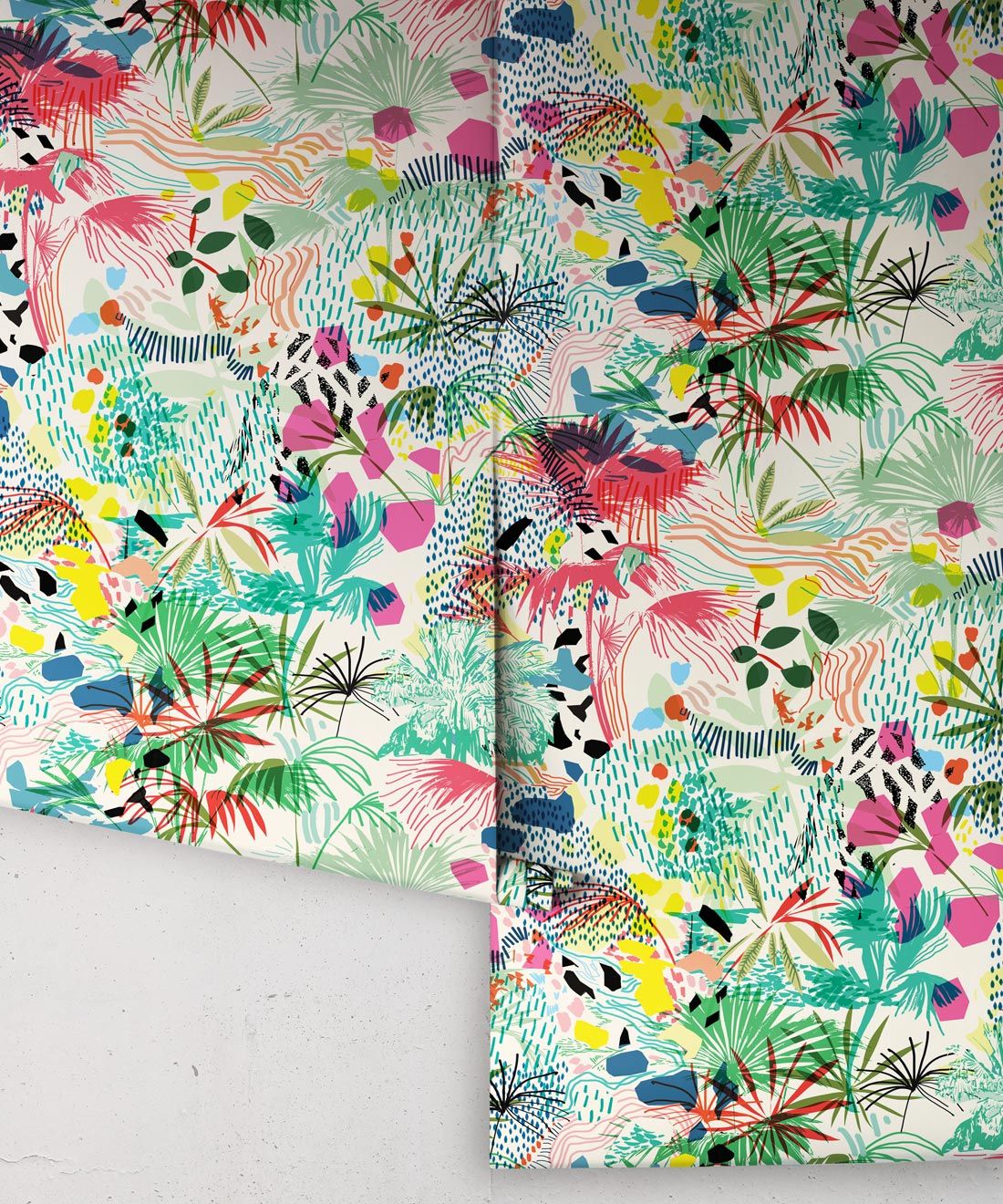 Encinitas Wallpaper • Colorful Floral Wallpaper • Rolls
