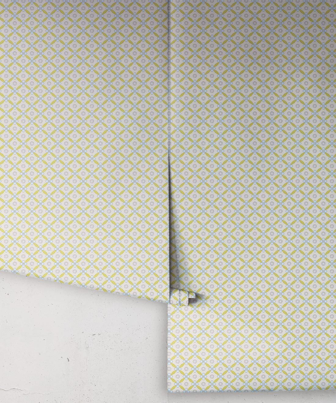 Petite Wallpaper • Chartreuse • Rolls