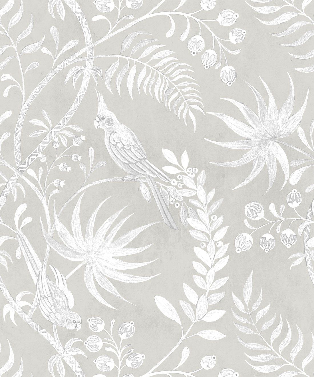 Tropicana Wallpaper • Tropical Bird Beige • Swatch