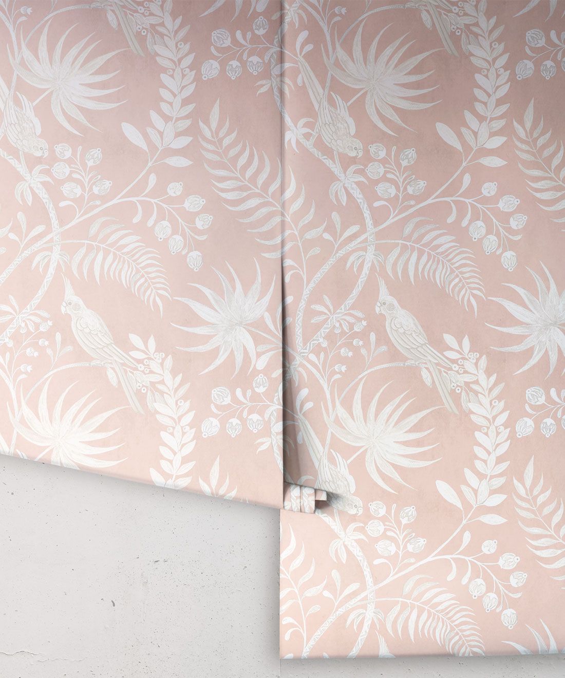 Tropicana Wallpaper • Dusty Pink • Rolls