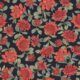 Waratah Wallpaper • Eloise Short • Vintage Floral Wallpaper • Granny Chic Wallpaper • Grandmillennial Style Wallpaper • Slate • Swatch