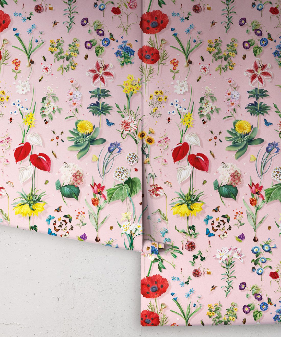 Jolie Wallpaper • Floral Wallpaper • Ribbon • Roll