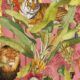 Felis Wallpaper • Animal Wallpaper with Lions, Tigers & Leopards • Candy • Swatch
