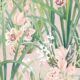 Garden Orchids Wallpaper • Pink • Swatch