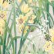 Garden Orchids Wallpaper • Yellow • Swatch