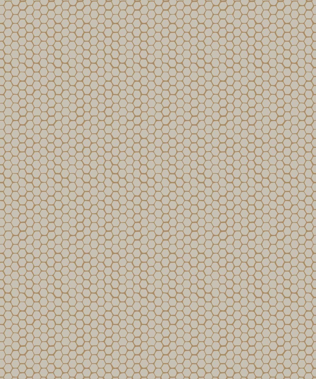 Honeycomb Geo Wallpaper • Hackney & Co. • Dusty • Swatch