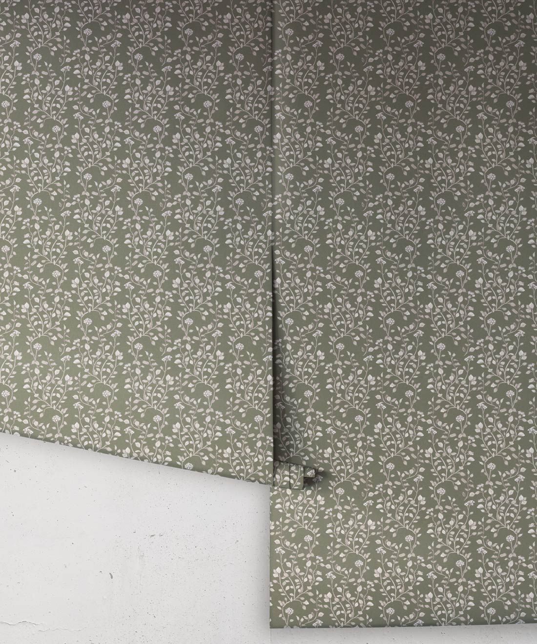Majoram Wallpaper • Hackney & Co. • Chalk Green • Roll