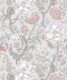 Magnolia Garden Wallpaper • Floral Wallpaper with Pomegranates • Iryna Ruggeri • Grey • Swatch