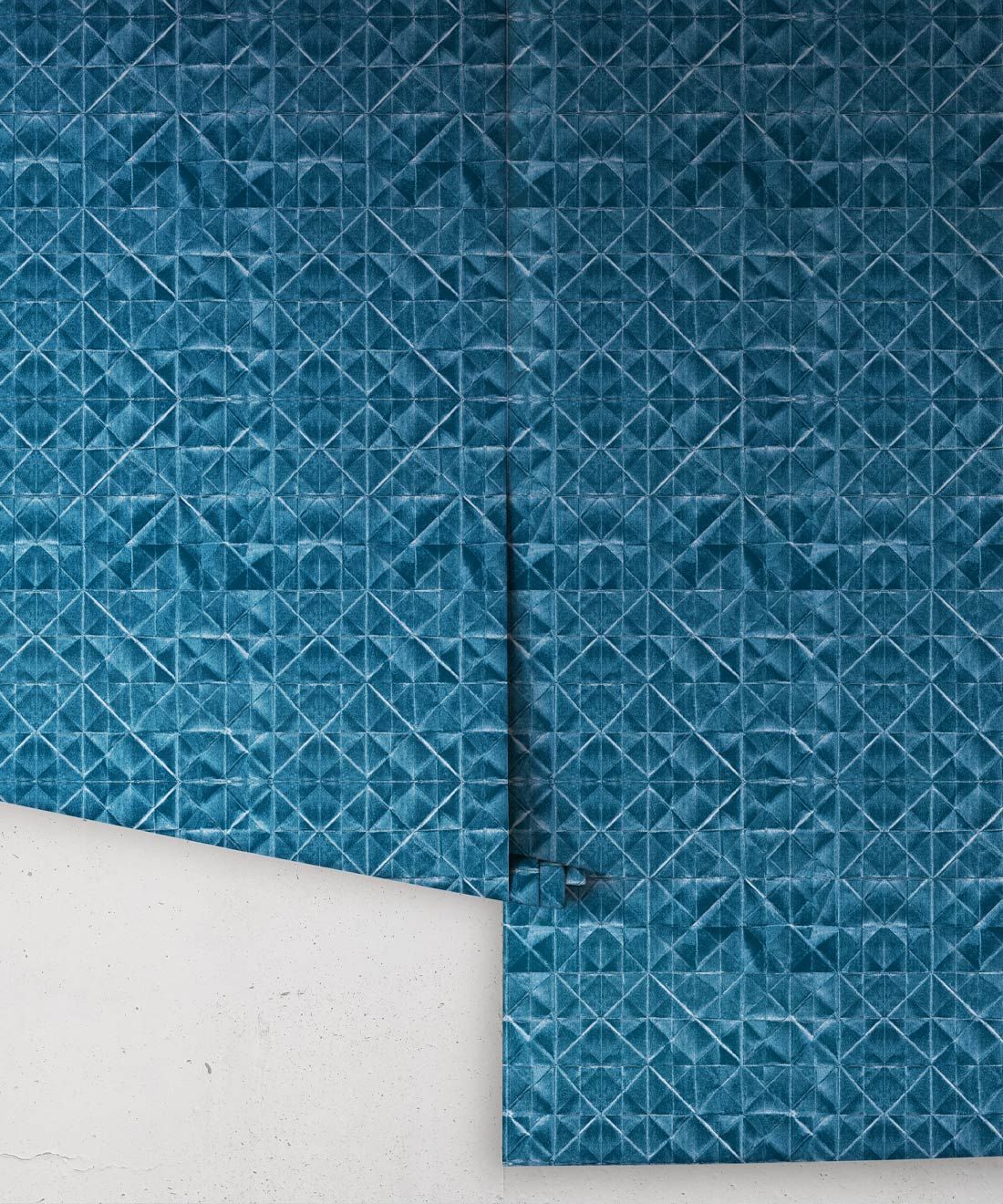 Fold Wallpaper • Shibori • Indigo • Rolls