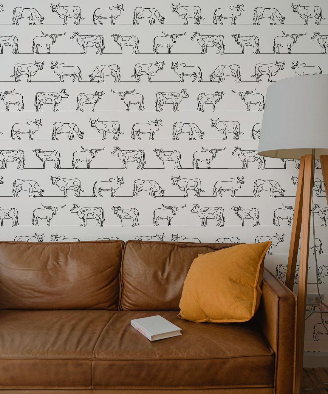 The Herd Wallpaper • Cow, Cattle, Farm Animals • White • Insitu