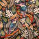 Exotic Kingfishers Fabric • Bird Fabric • Autumn • Swatch