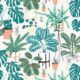 House Plants (Large) • Jacqueline Colley • Wallpaper Republic • Aqua • Swatch