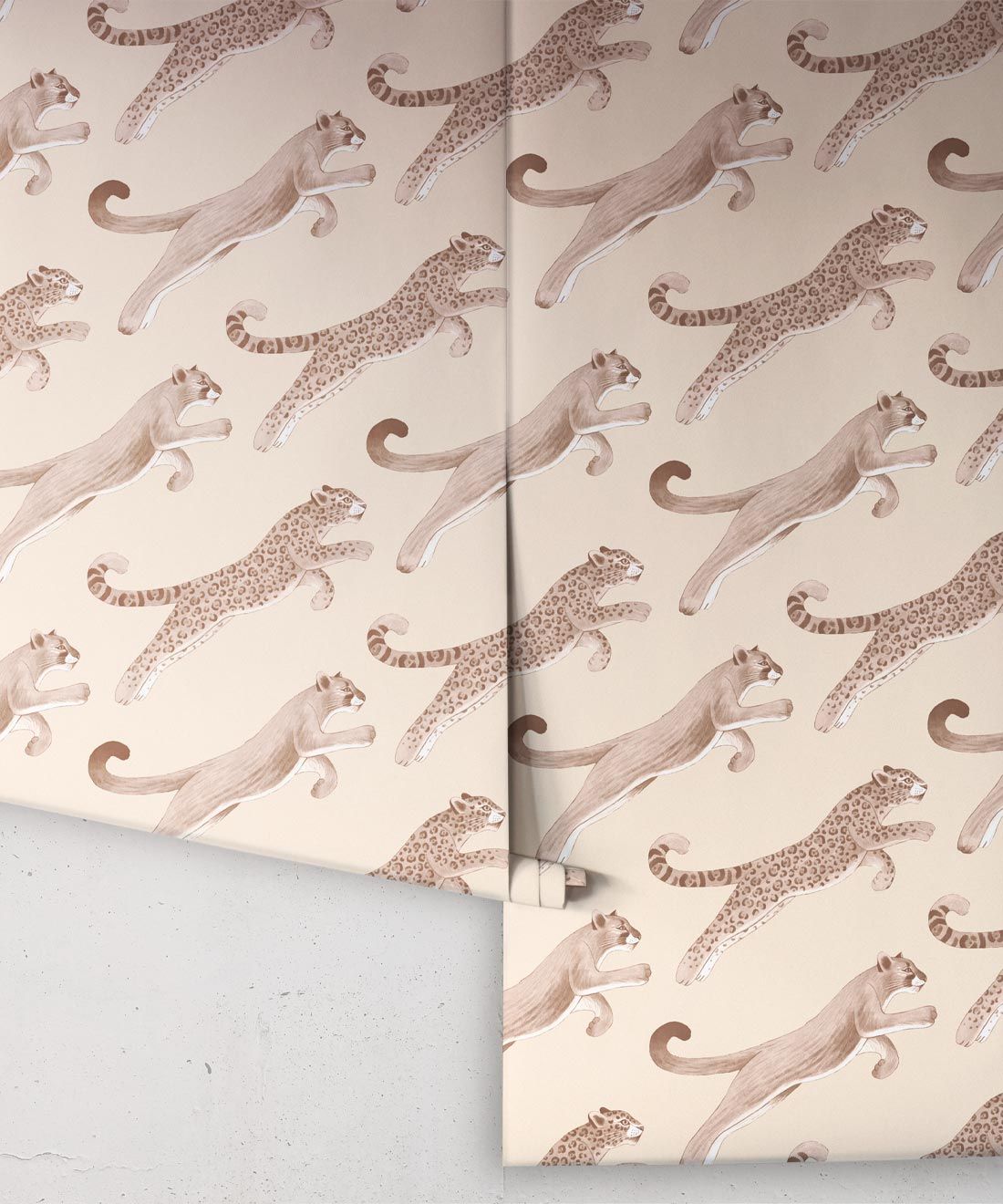 Amazon Big Cat Wallpaper • Jaguars & Pumas • Sepia • Rolls