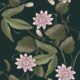 Passiflora Wallpaper • Dark Green • Swatch
