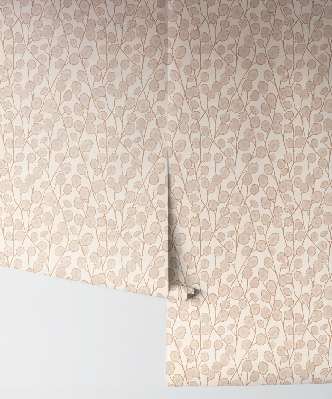 Lunaria Wallpaper • Floral Wallpaper • Nude • Rolls
