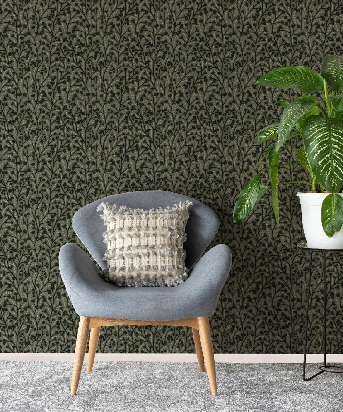 Petals Wallpaper • Floral Wallpaper • Evergreen • Insitu