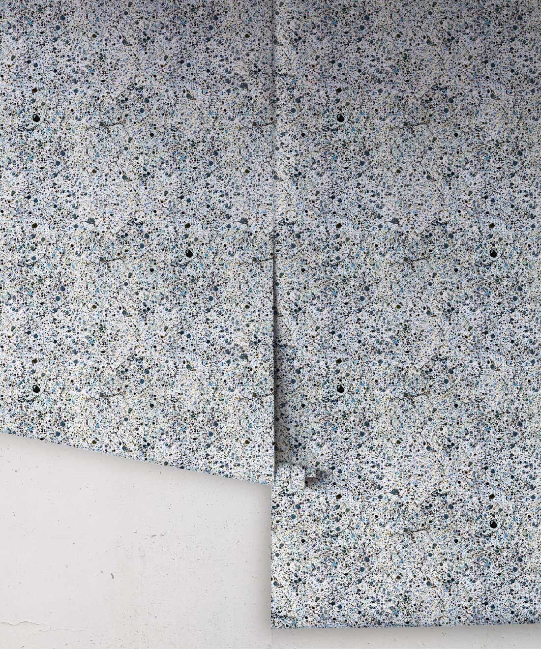 Marble Confetti Wallpaper • Marble Wallpaper • Navy • Rolls
