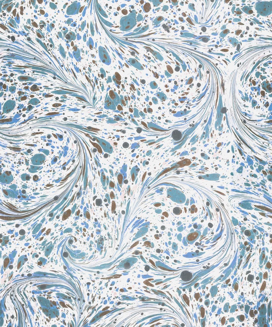 Marble Swirls Wallpaper • Blue • Insitu • Swatch