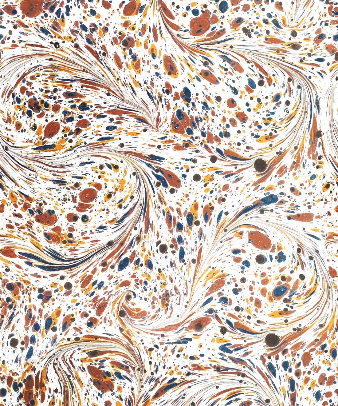 Marble Swirls Wallpaper • Caramel • Insitu • Swatch