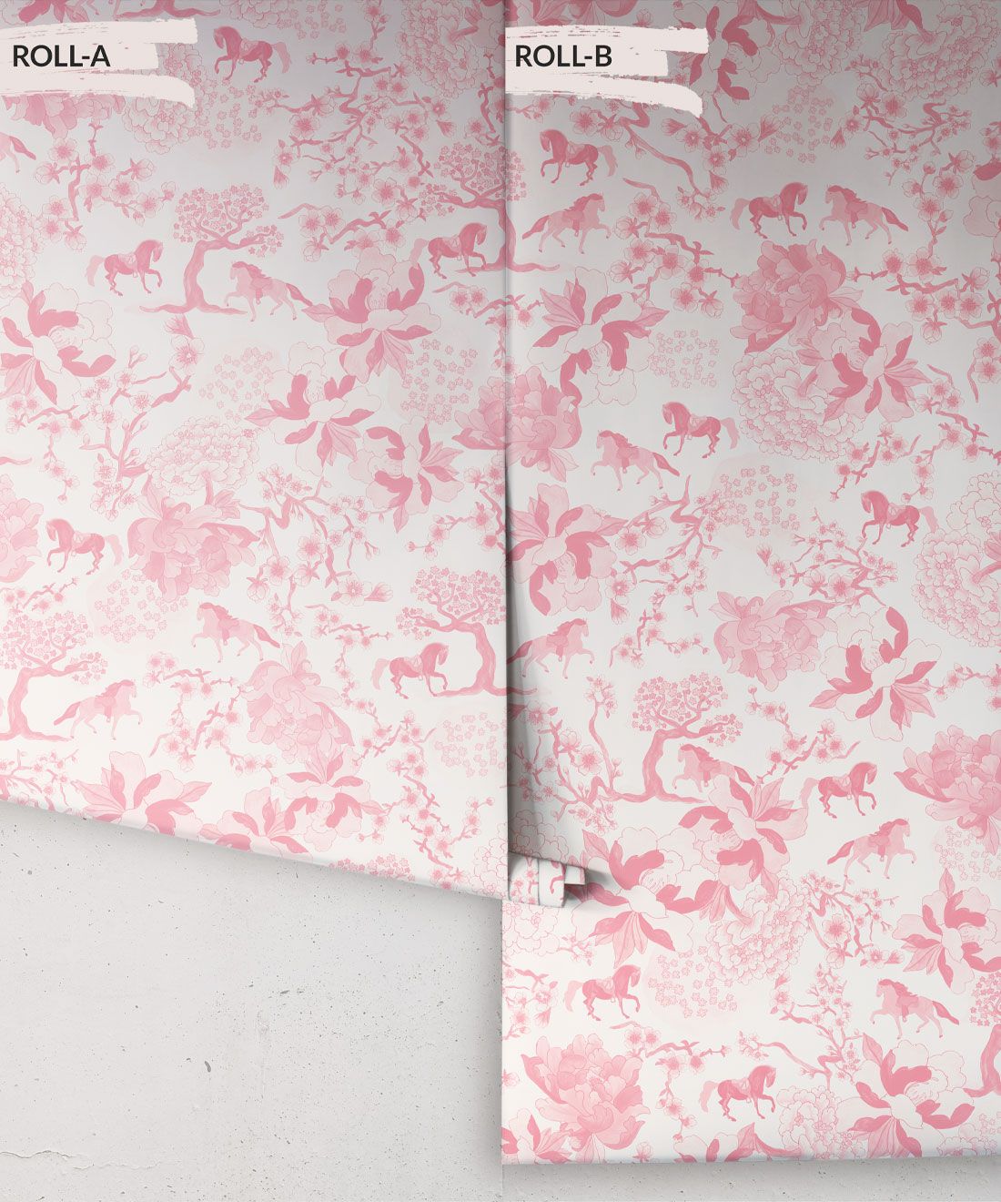 Gallop Wallpaper • Horse Wallpaper • Fleur • A/B Rolls