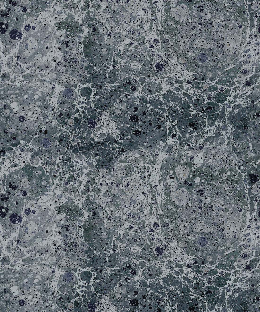 Rock Marbling Wallpaper • Natural Stone • Charcoal • Swatch