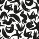 Down Face Dog Wallpaper • Soothing • Monochrome • Swatch