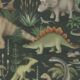 Prehistorica Wallpaper • Dinosaur Wallpaper • Deep Jungle • Swatch