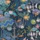 Treasure Reef Wallpaper • Children's Wallpaper • Deep ocean • Swatch