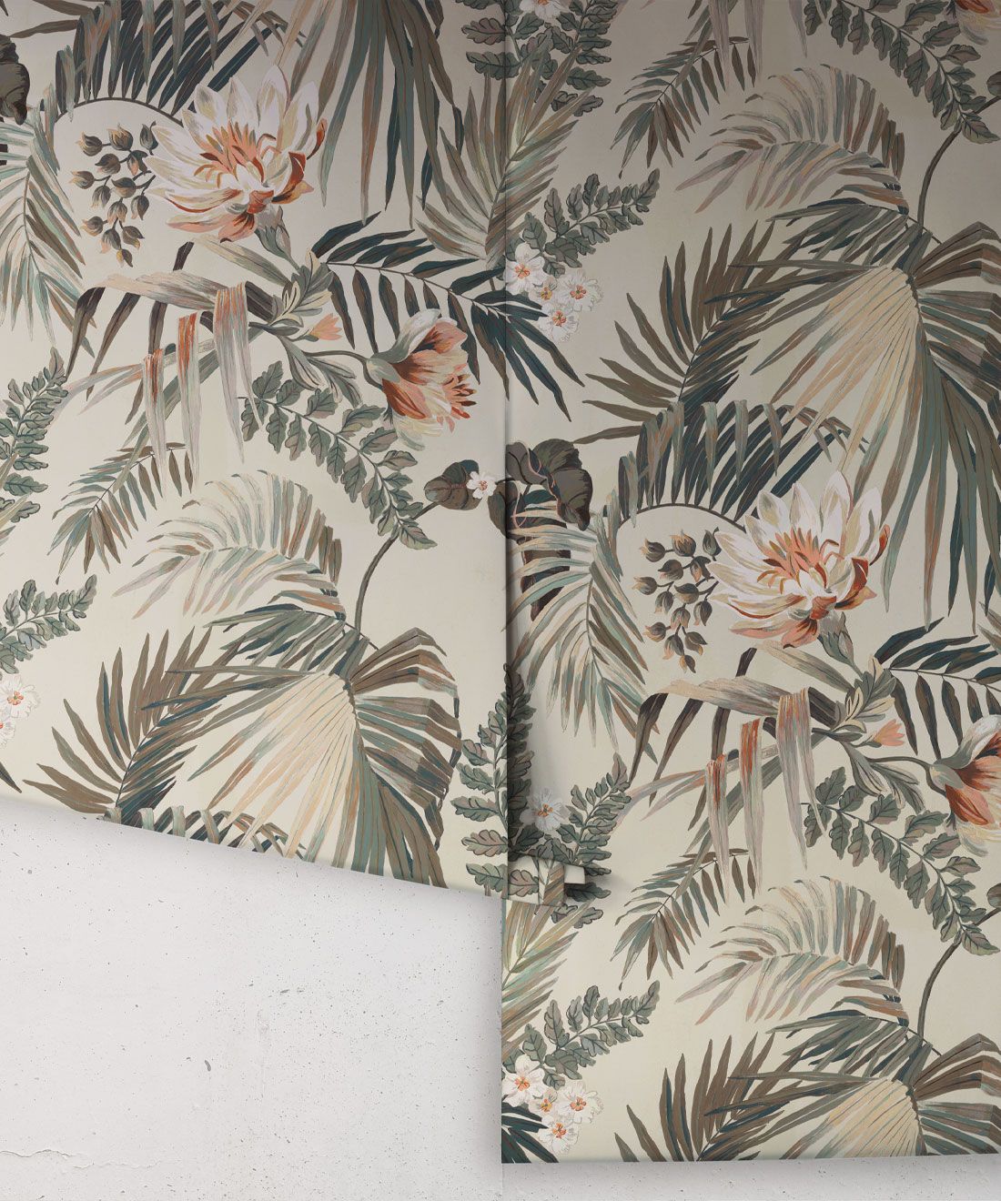 Majestic Palm Wallpaper • Sand • Rolls