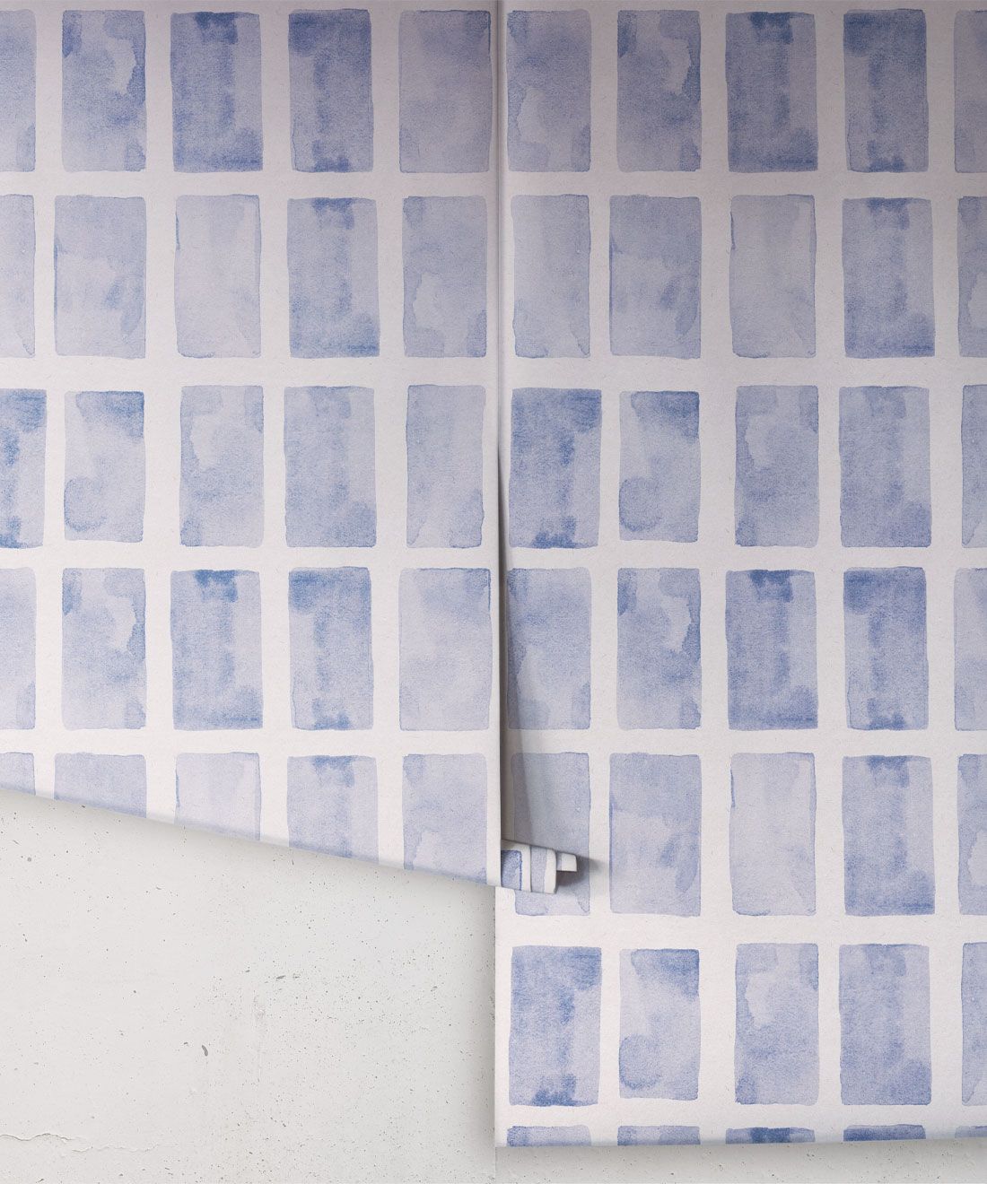 Barre Wallpaper • Blue White • Rolls