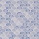 Ecailles Wallpaper • Blue White • Swatch