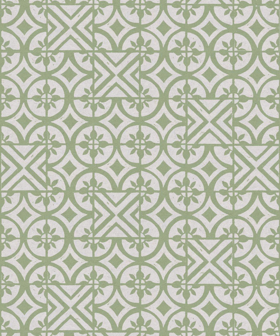 Petales Trois Wallpaper • Snow Green • Swatch