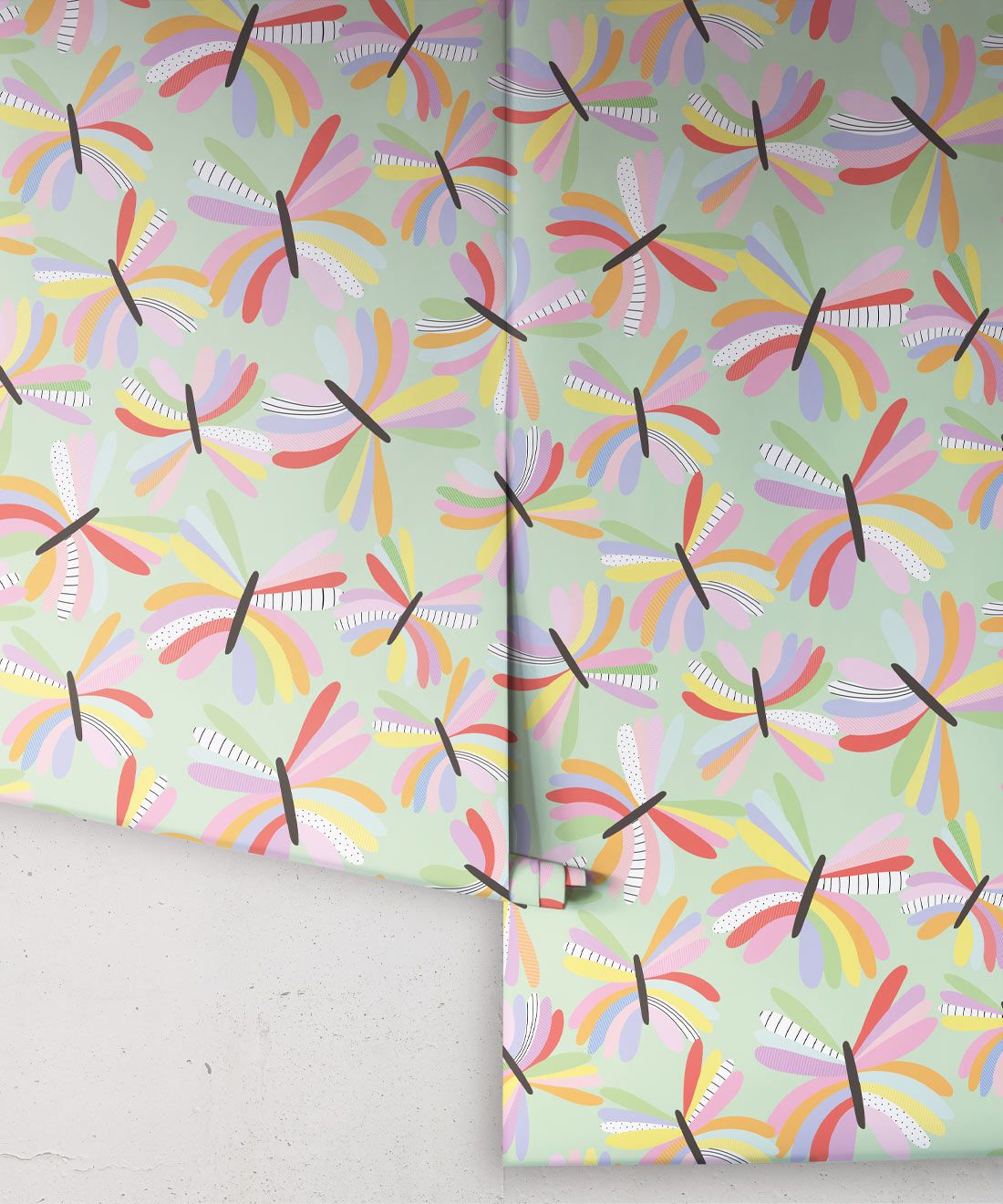 Flutter Wallpaper • Mint • Rolls