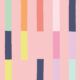 Sweet Rainbow Stripe Wallpaper • Peach • Swatch
