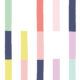 Sweet Rainbow Stripe Wallpaper • White • Swatch
