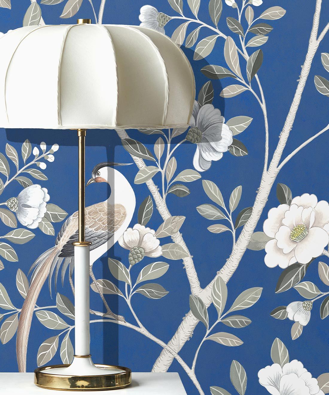 Spring Landscape Wallpaper • Cobalt • Insitu