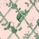 Grande Ivy Wallpaper • Pink & Green • Swatch